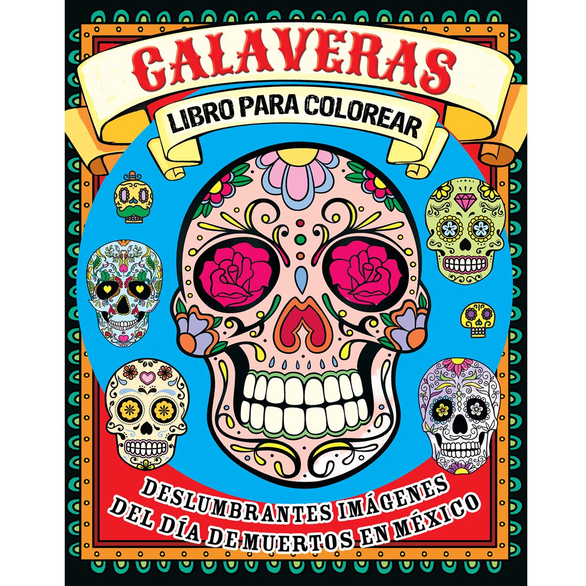 Libro Para Colorear Calaveras image number null