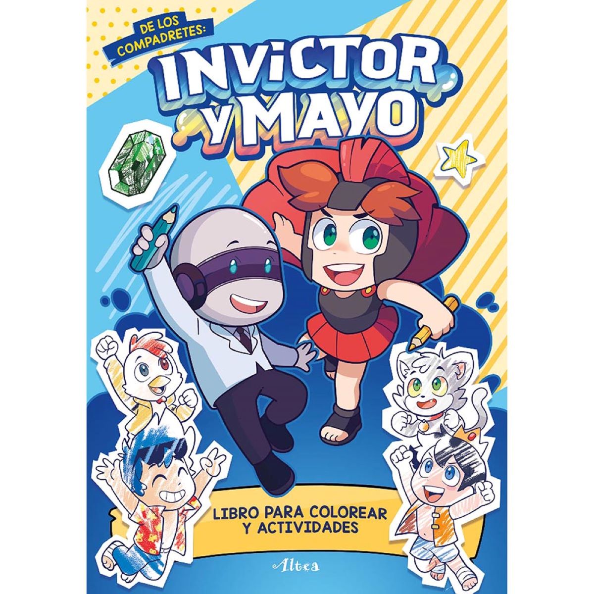 Invictor y mayo libro para colorear y actividades image number null