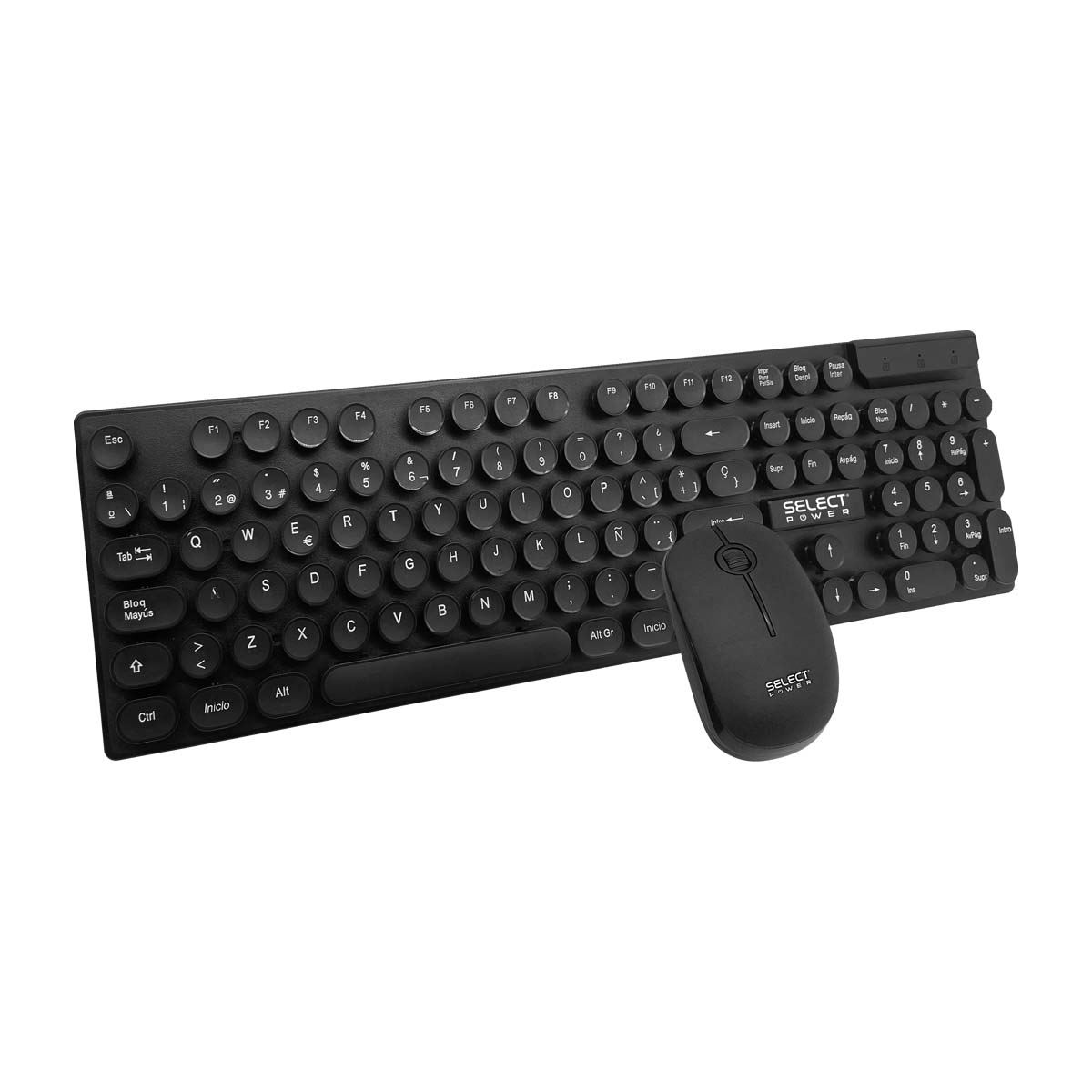 Teclado + Mouse Inal Negro Spwr image number null
