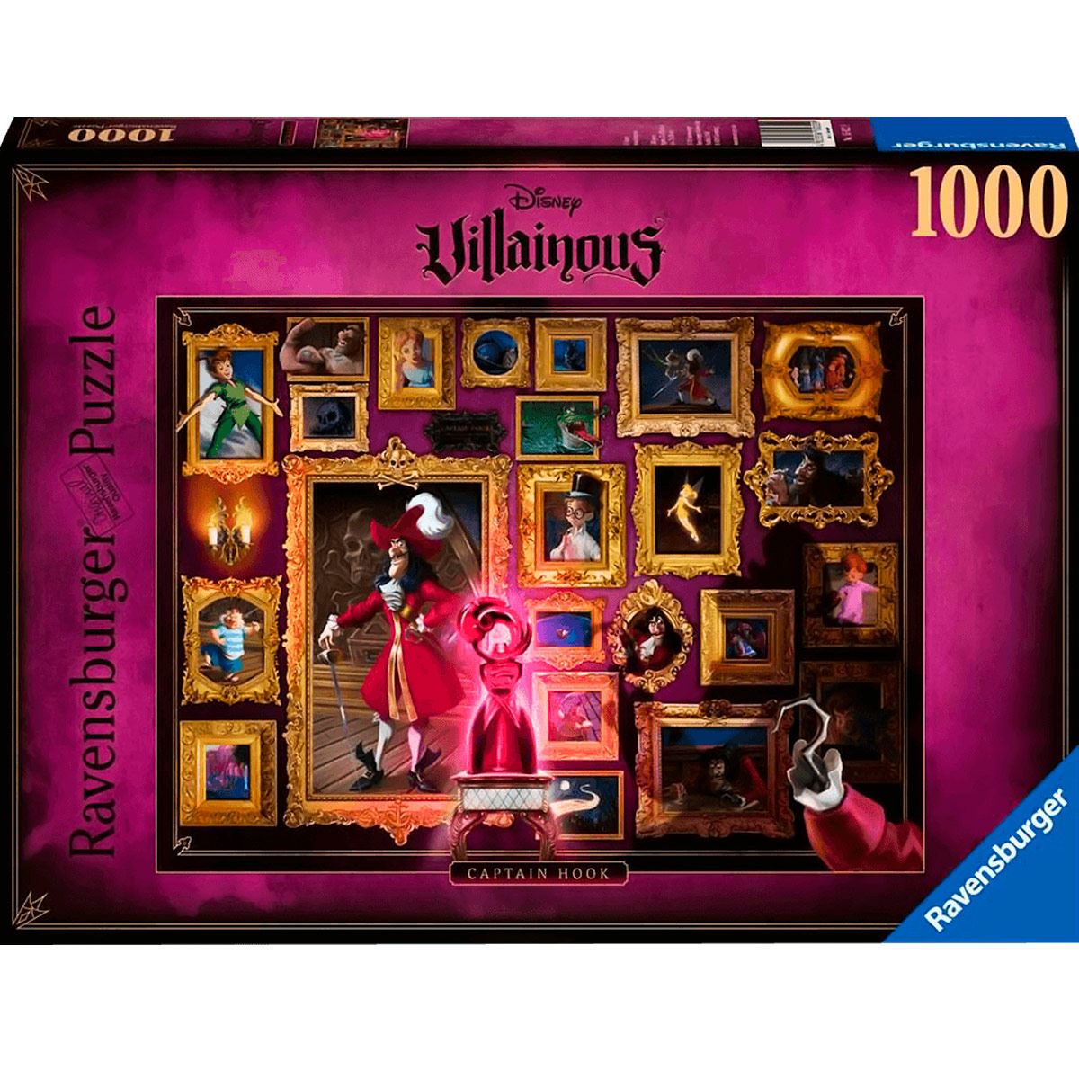 Rompecabezas 1000 pz Disney villanos: capitán garfio image number null
