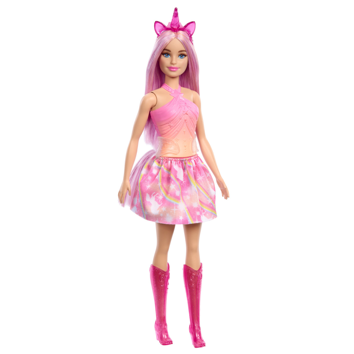 Barbie Fantas&iacute;a Unicornio Falda de Ensue&ntilde;o Rosa image number null