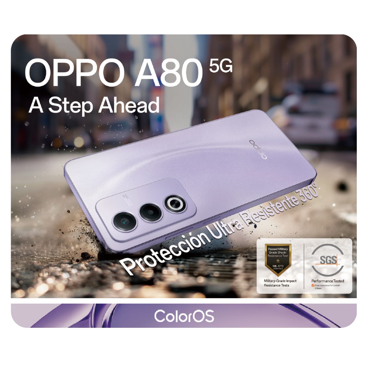 Oppo A80 5G 256GB Negro Telcel R6 image number null
