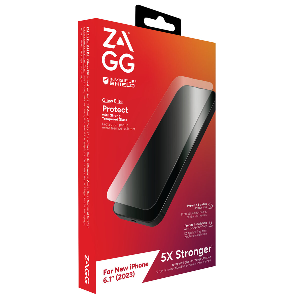 Mica Transparente Elite Zagg para iPhone 15 image number null