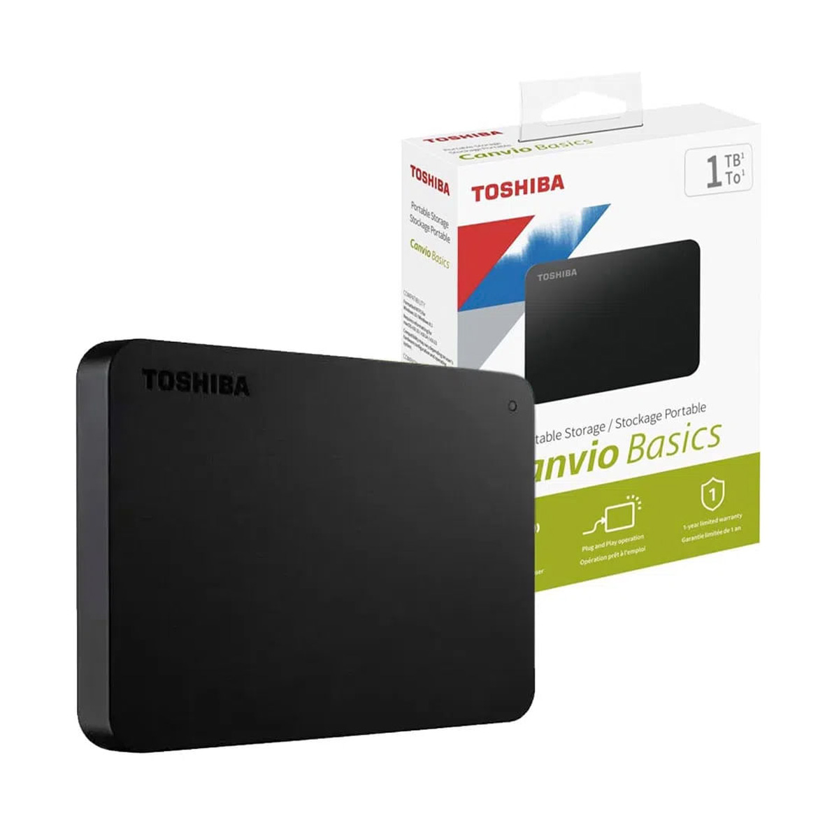 Disco duro Toshiba Canvio Basics 1TB negro image number null