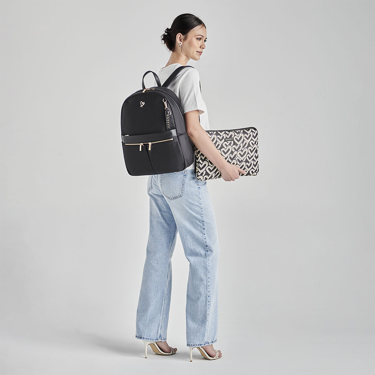 Backpack Gorett Color Negro para Mujer image number null