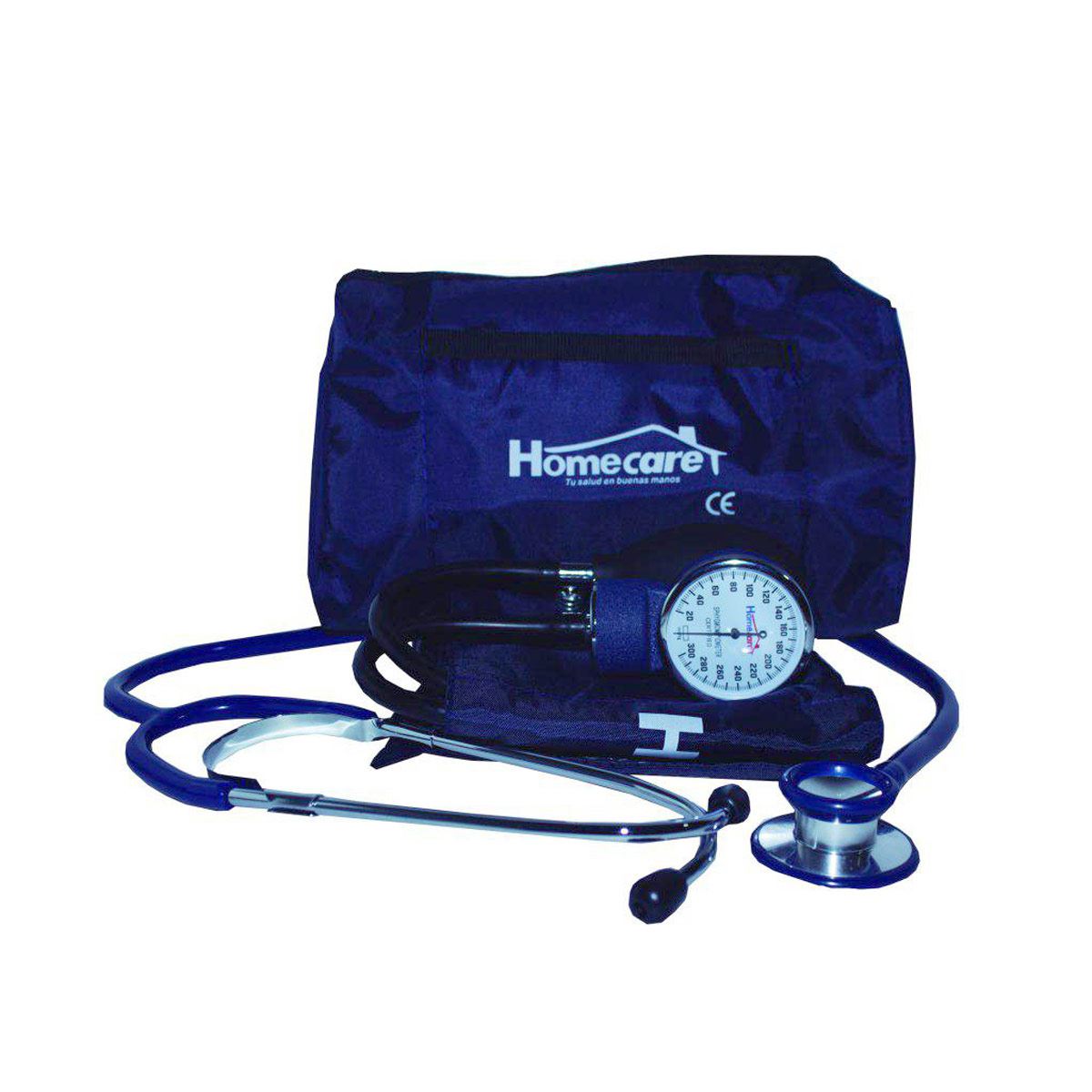 Kit baunómetro azul con estetoscopio duplex Home Care image number null