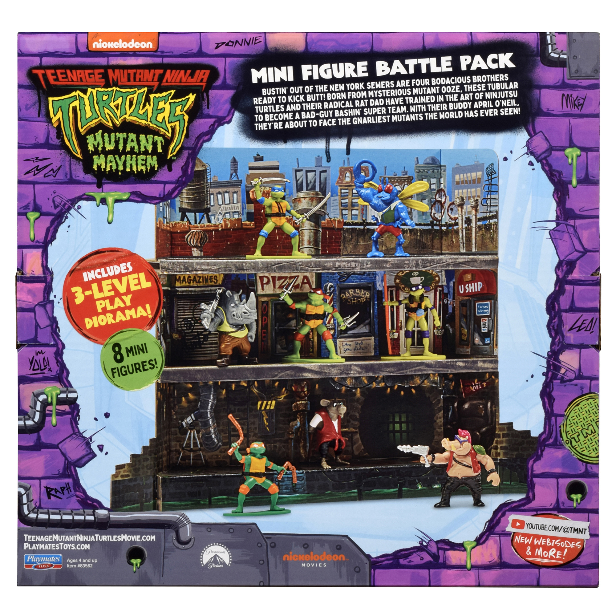 Set de Figuras TMNT Película Tortugas Ninja image number null