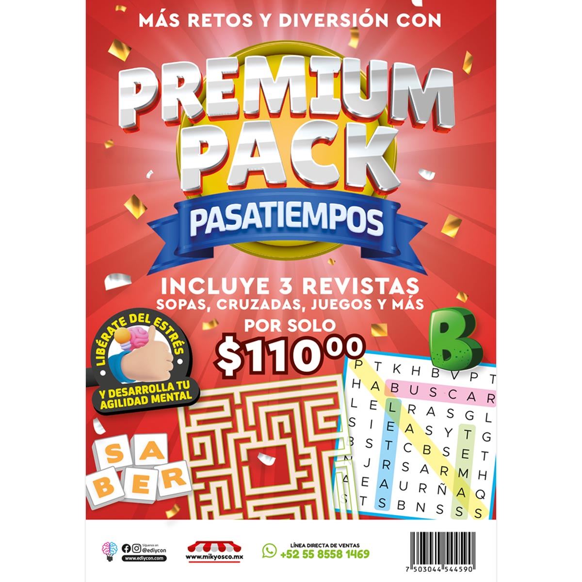 Premiun Pack Pasatiempos image number null