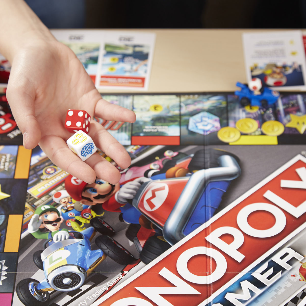 Juego de Mesa Monopoly Mario Kart image number null