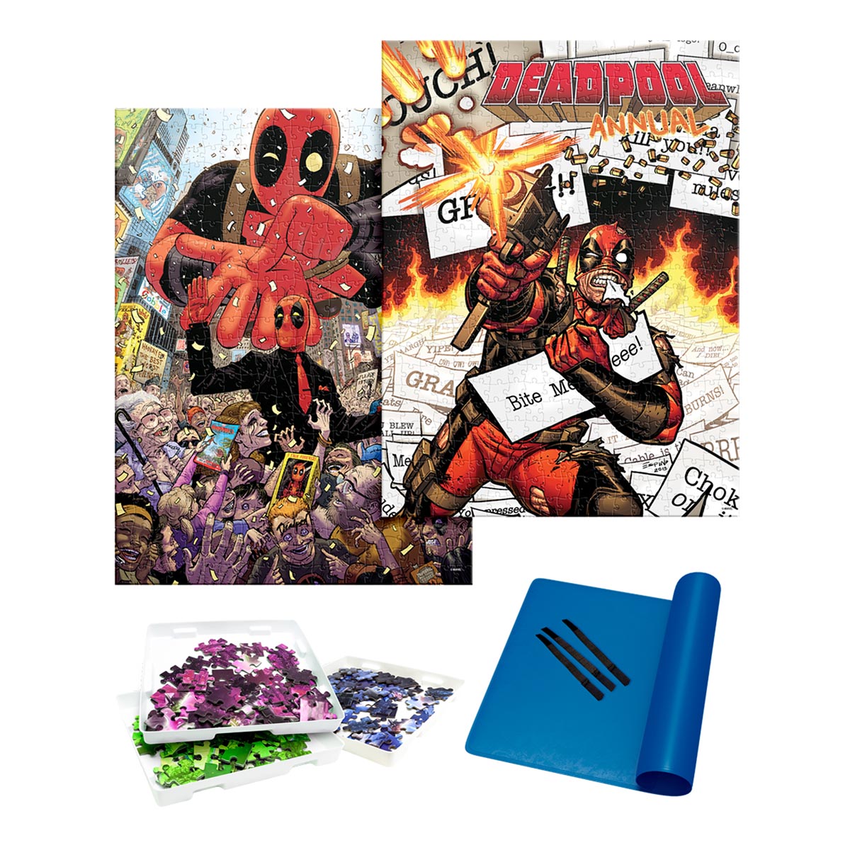 Set Deluxe Rompecabezas 4 en 1 Deadpool Novelty image number null