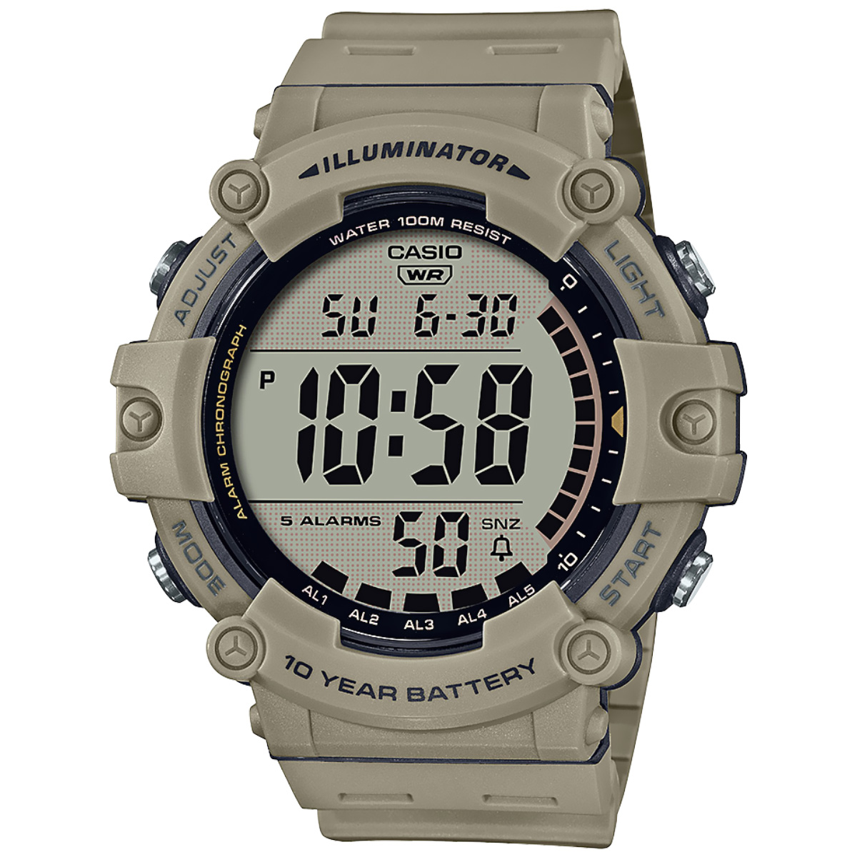 Reloj CASIO AE-1500WH-5AVCF Caballero Verde image number null