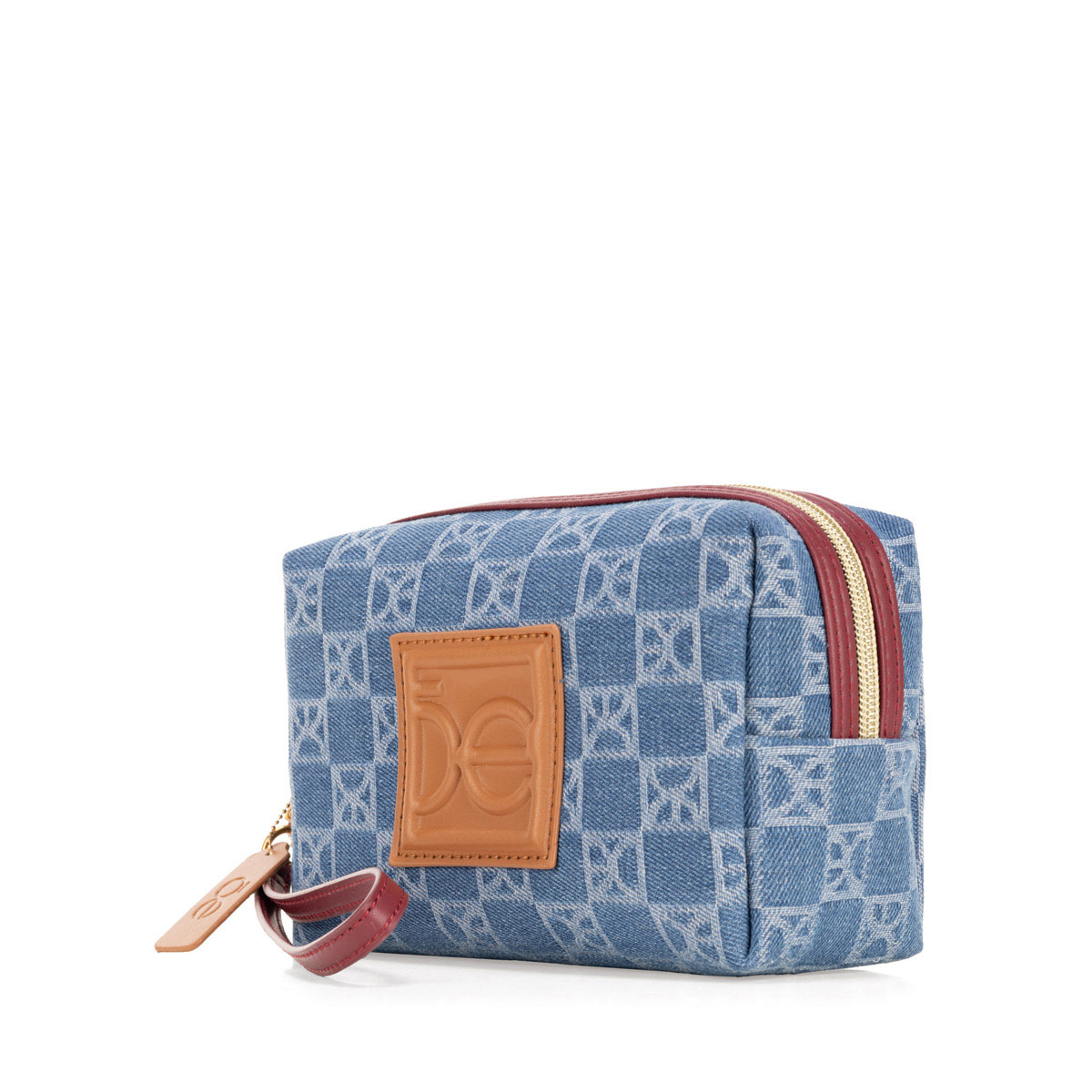 Cosmetiquera Cierre Sencillo Cloe Azul para Mujer image number null