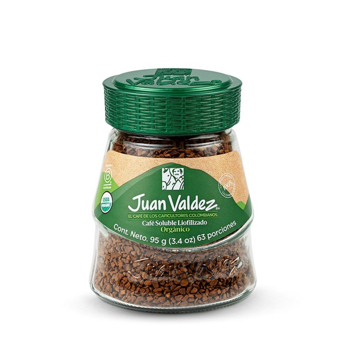 Caf&eacute; Juan Valdez Liofilizado Org&aacute;nico 95g image number null