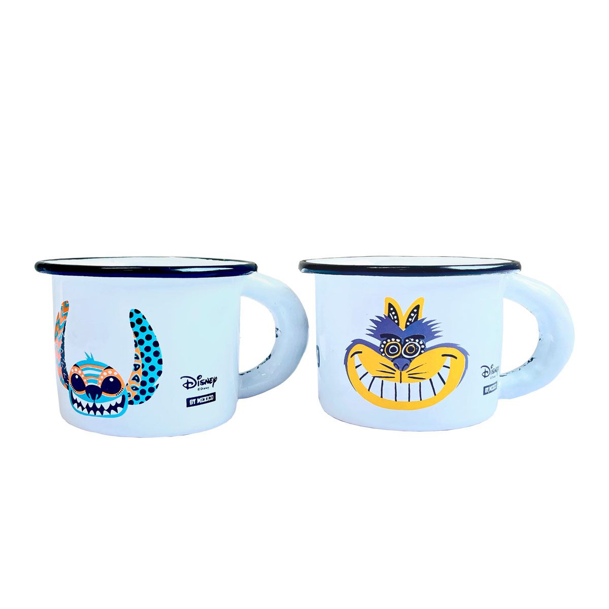 D&uacute;o Mini Pocillo Disney Stitch Y Gato Cheshire image number null