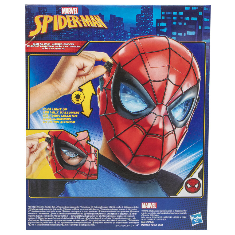 Máscara Luminosa Marvel Spider-Man image number null