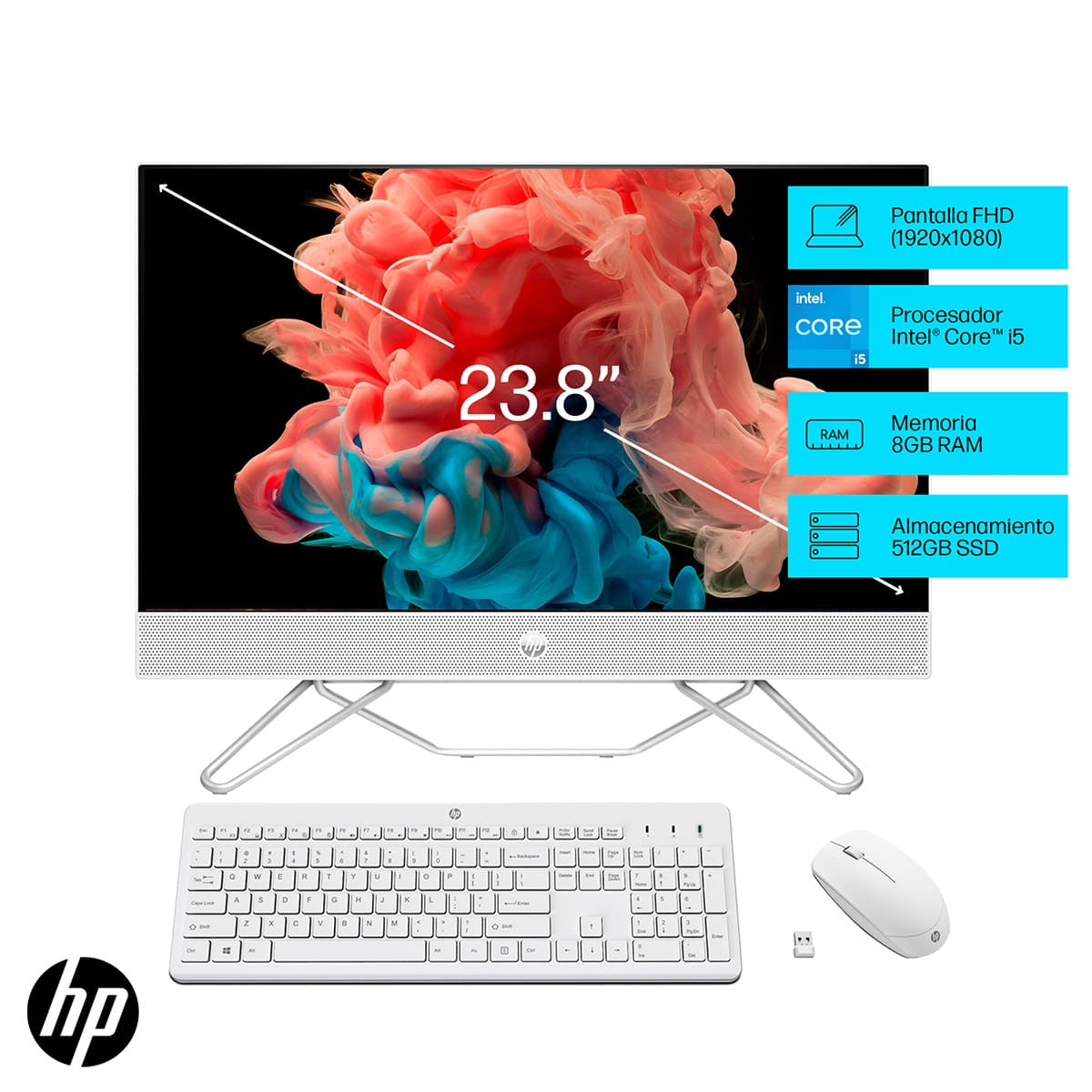 Desktop Aio Hp 24-Cb1025 Ci5 12 8gb 512gb image number null