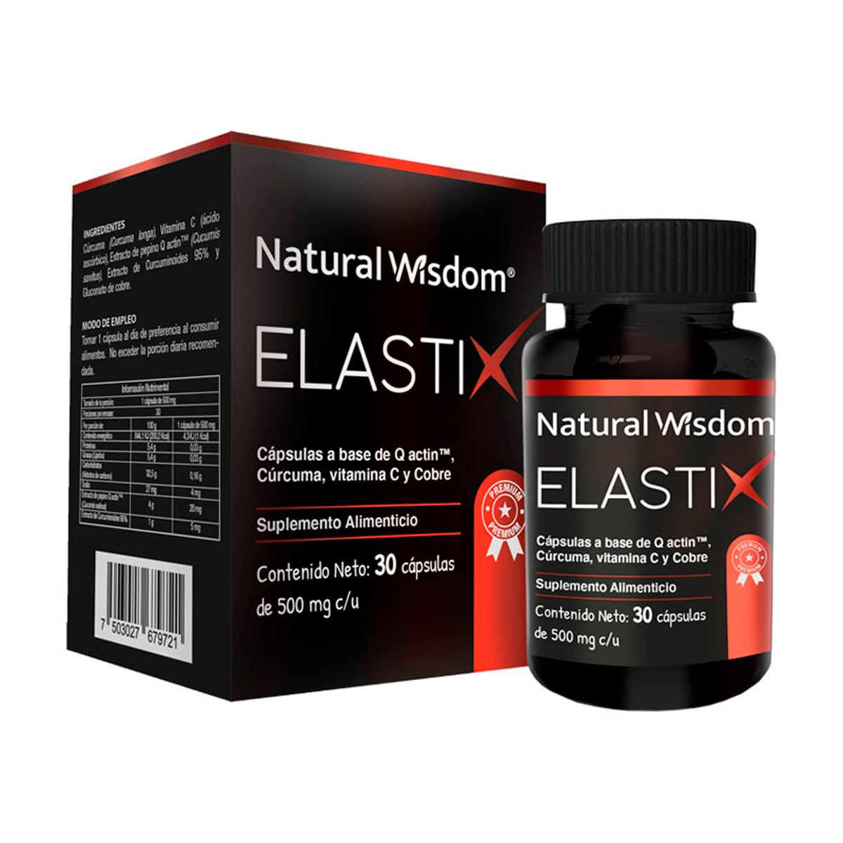 Elastix 30 caps Natural Wisdom image number null
