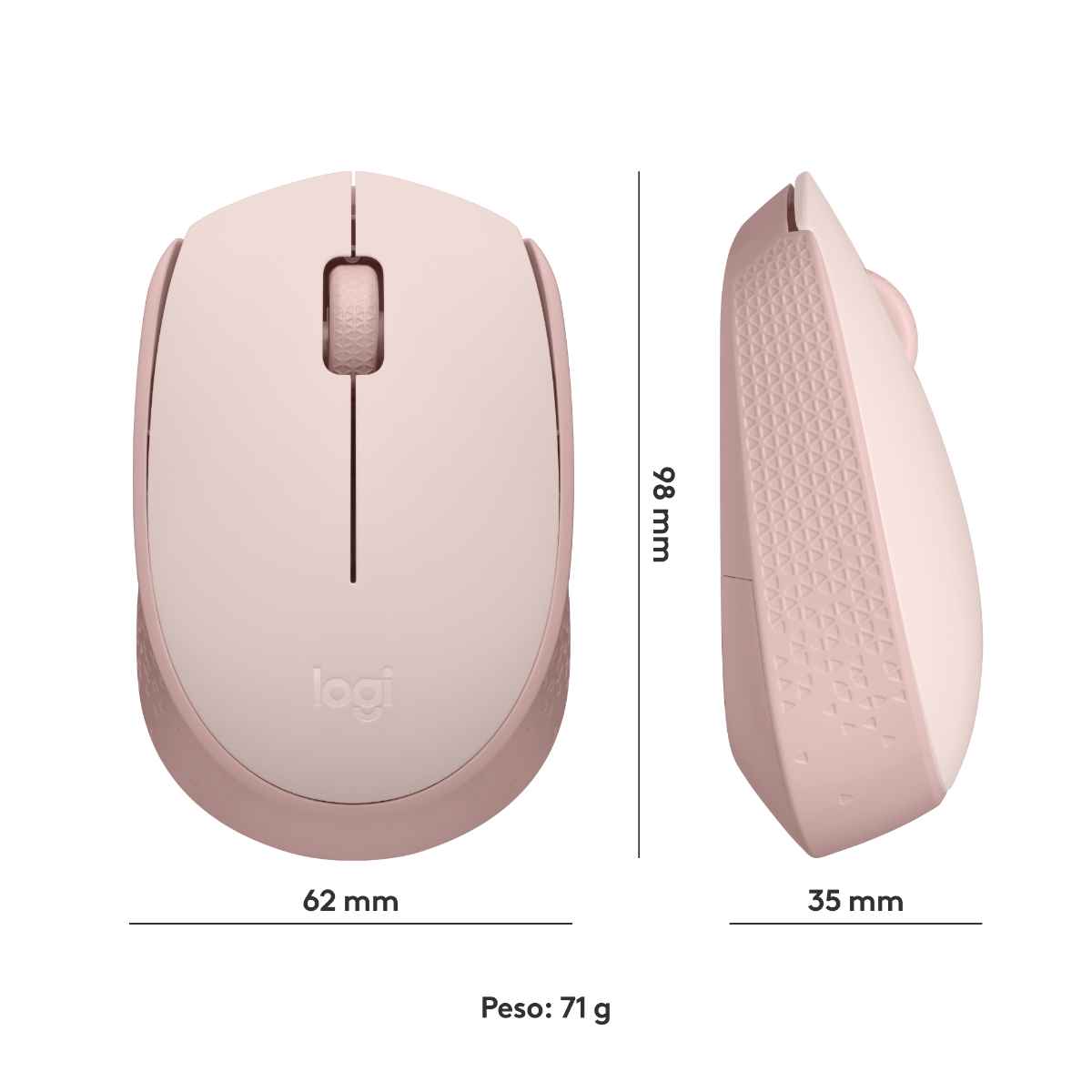 Mouse m170 rosa Logitech image number null