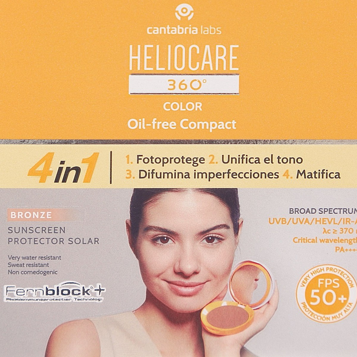 Heliocare 360° Color Compact Oil Free Bronze image number null