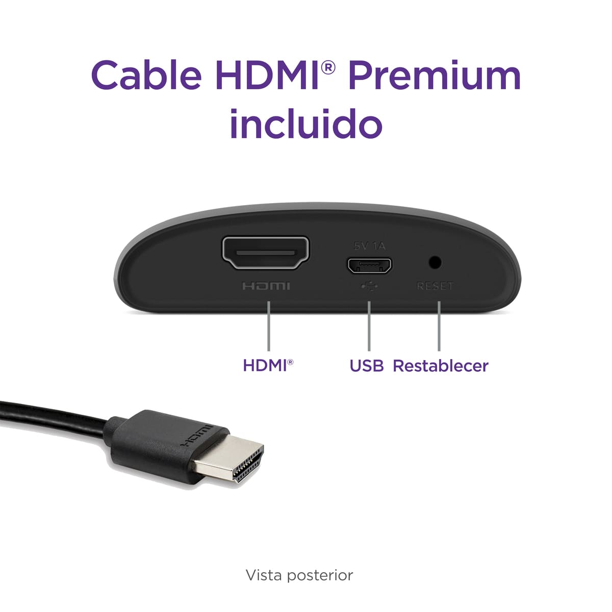 Roku Express HD | Dispositivo de streaming con control remoto sencillo image number null