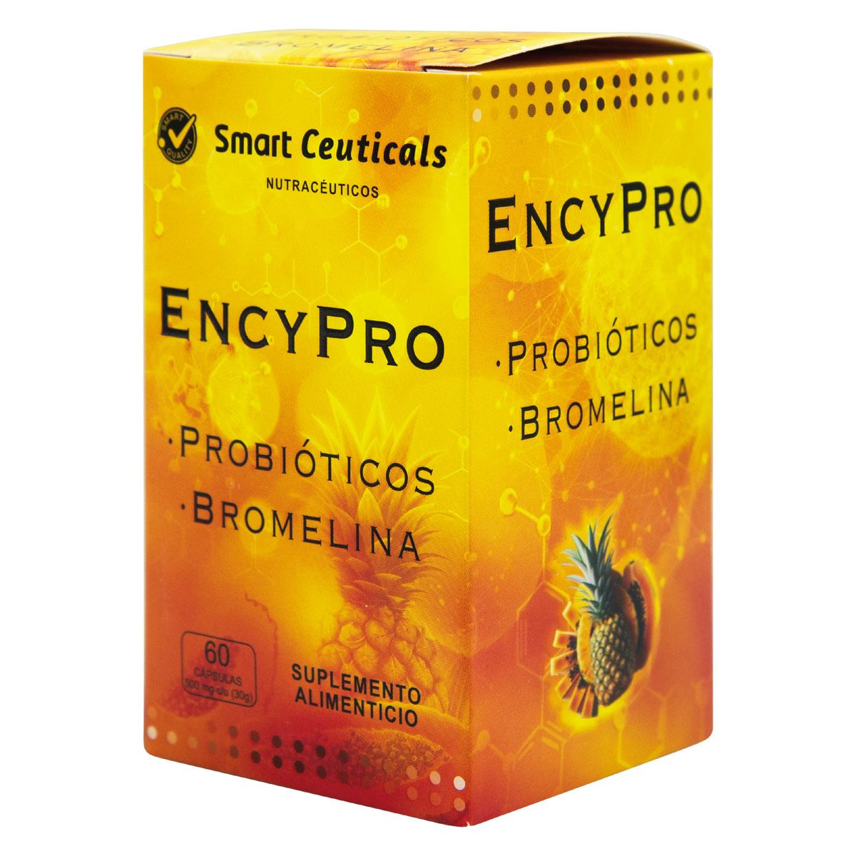 Ency Pro Probióticos Bromelina 60caps image number null