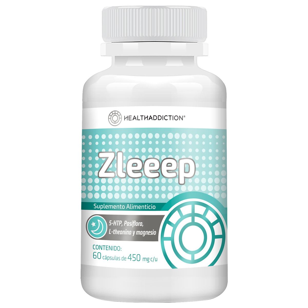 Suplemento Alimenticio Zleeep Healthaddiction 60caps 450mg image number null