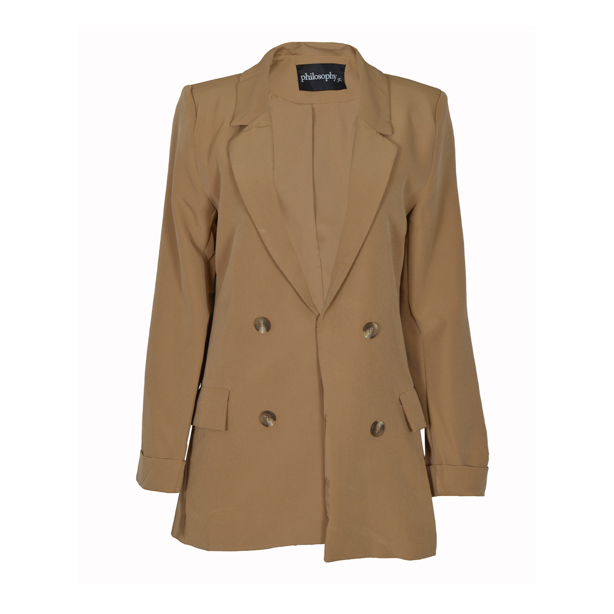 Saco Abierto con Detalle de Botones Philosophy Talla Chica para Mujer image number null