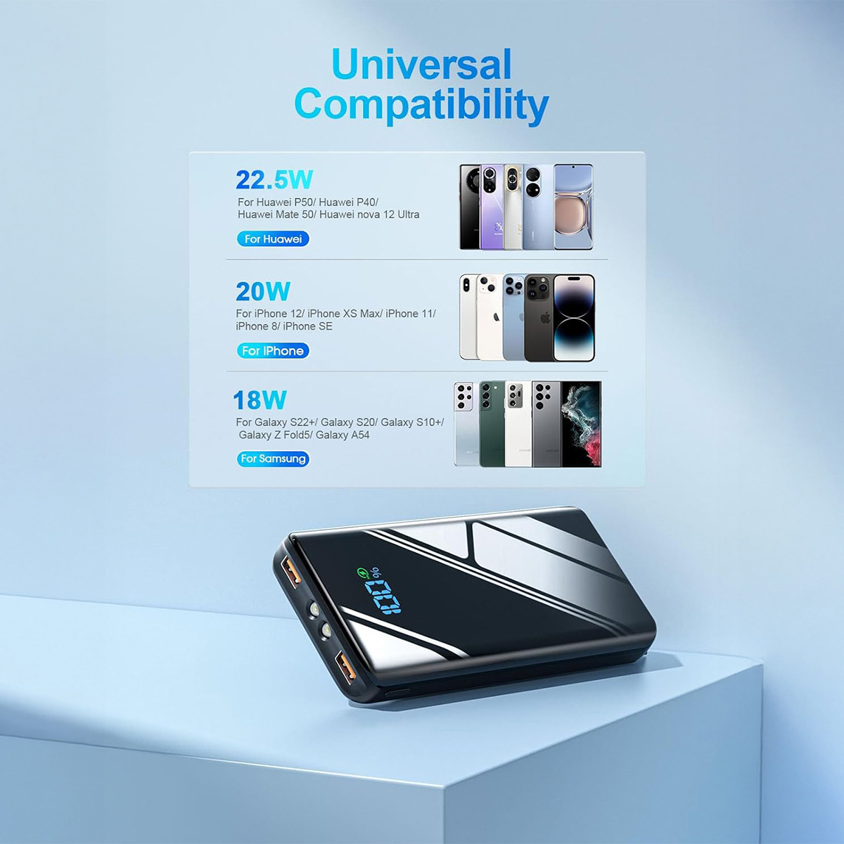 Bater&iacute;a de 10000 Mah con Indicador Led image number null