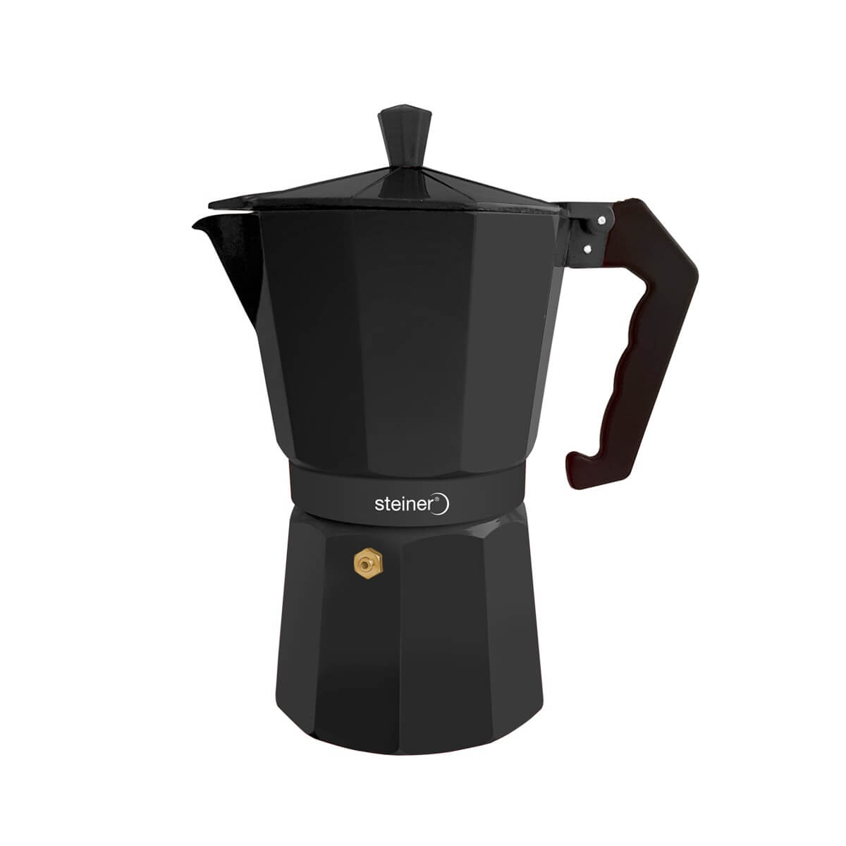 Cafetera Negro St1020bk Steiner image number null