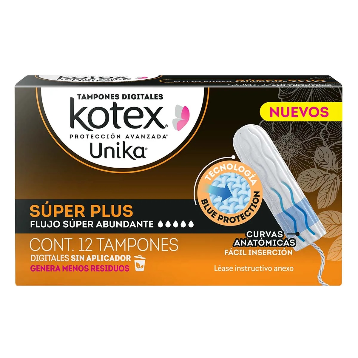 Tampones Kotex Unik Digital S&uacute;per Plus image number null