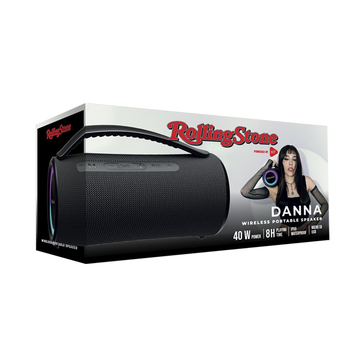Bocina Rolling Stone 40w con Luz Led image number null