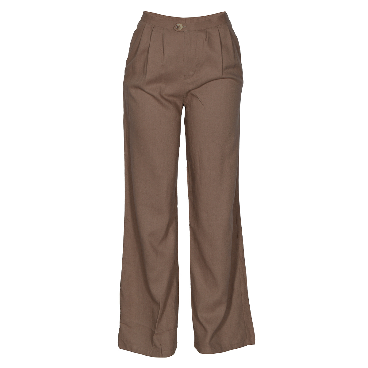 Pantalón Amplio con Bolsillos Philosophy Color Café Talla Chica para Mujer image number null