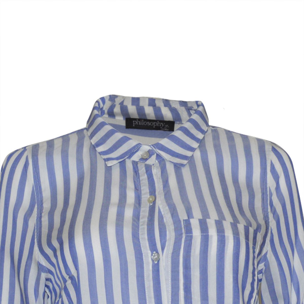 Blusa estampada con bolsillos para mujer Philosophy talla Grande image number null