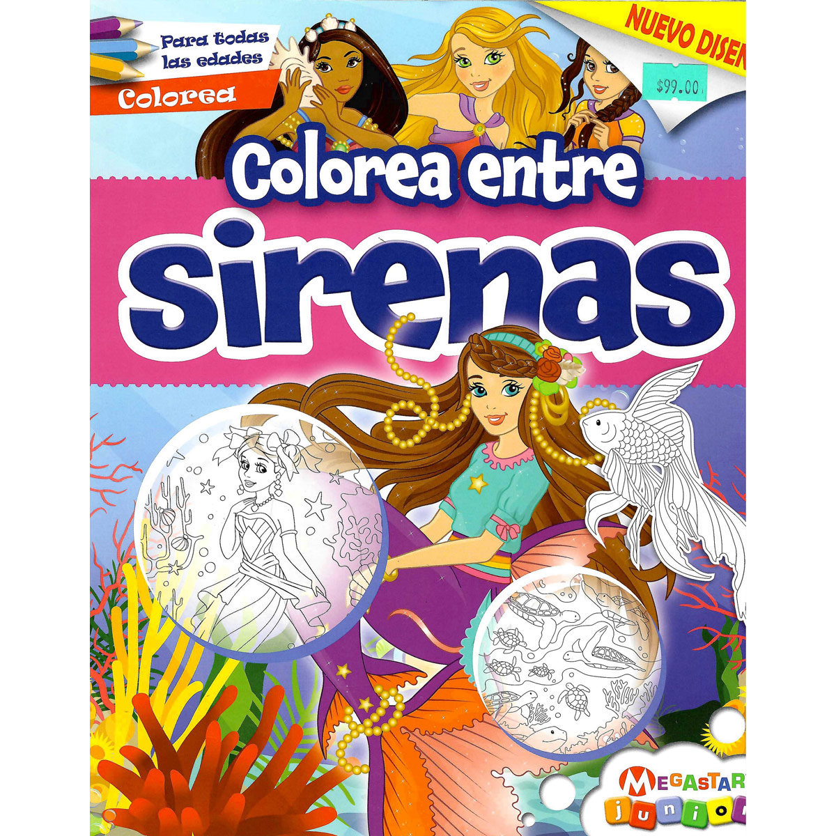 Revista Colorea Entre Sirenas Megastar image number null