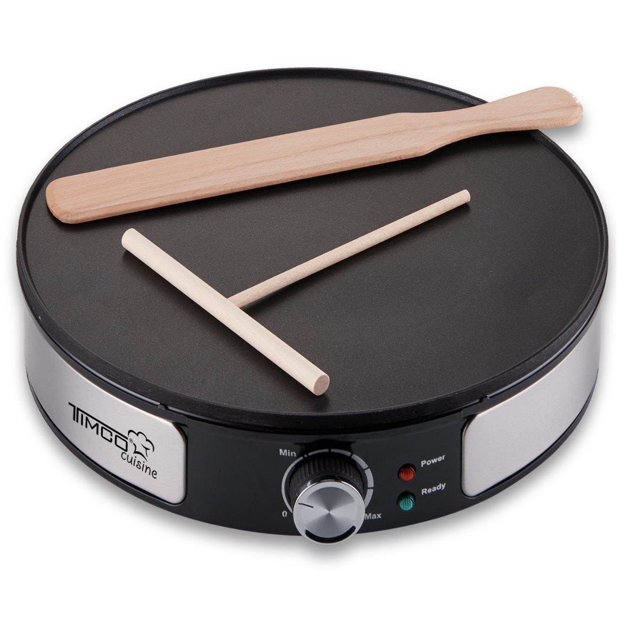 TIMCO Crepera Eléctrica de 31 cm con Regulador de Temperatura image number null