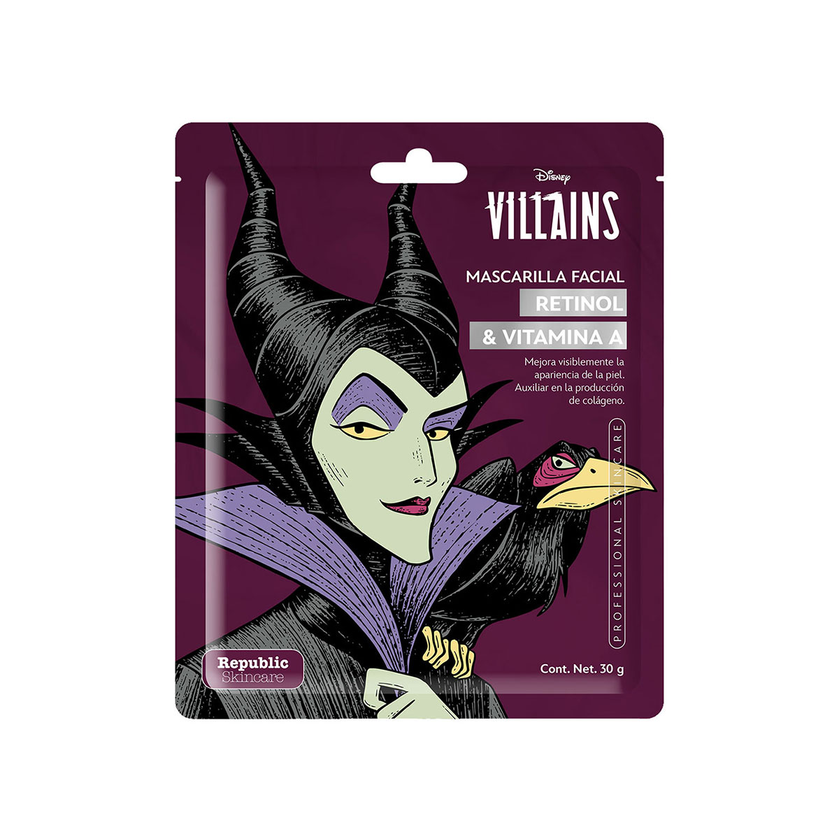 Disney Mascarilla Individual Maléfica Retinol image number null