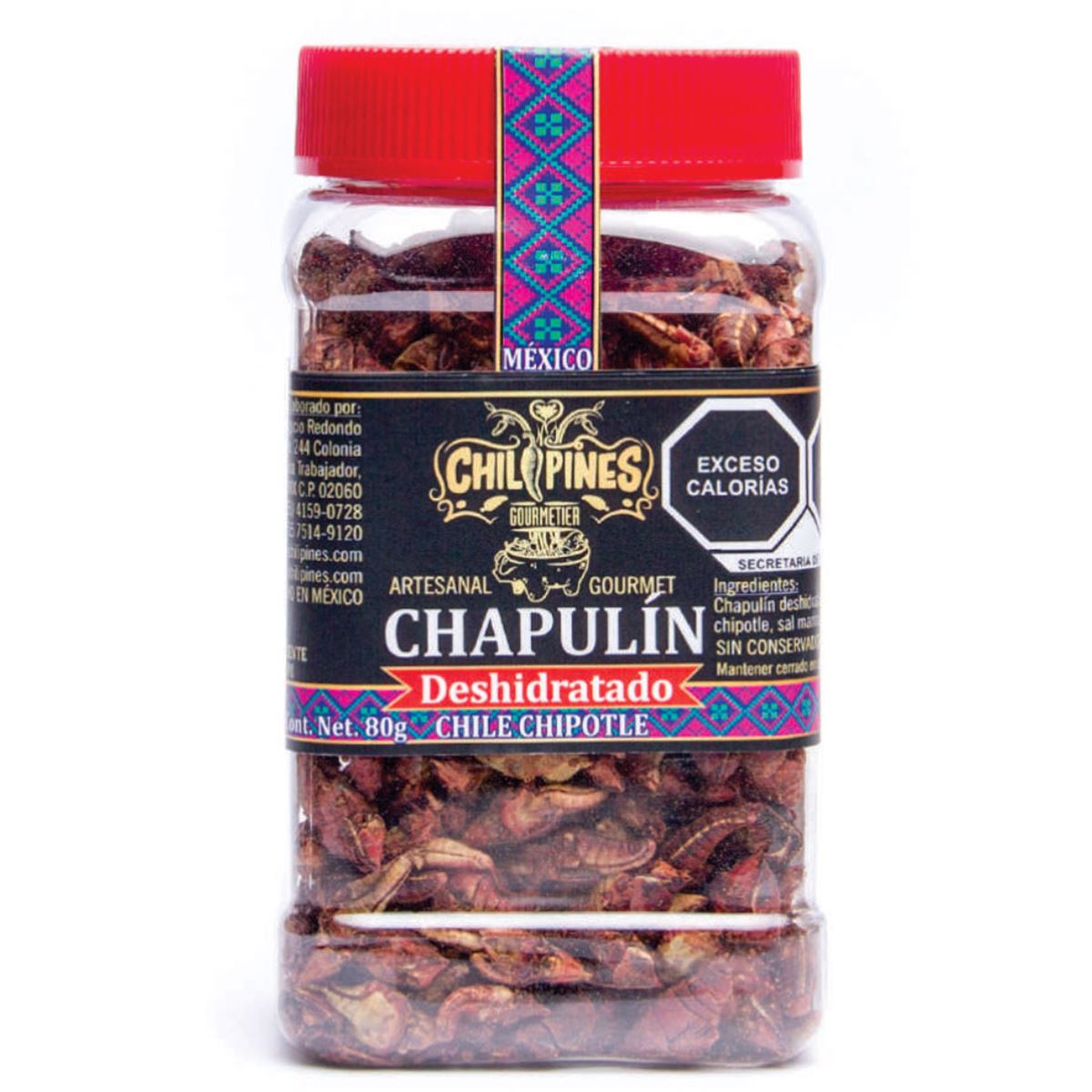 Chapul&iacute;n Deshidratado Chipotle 80g image number null