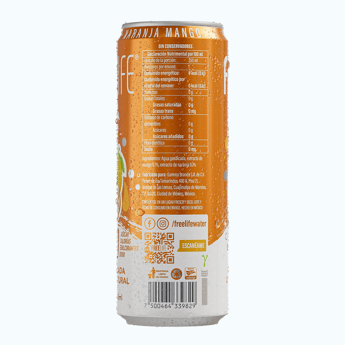 Freelife Naranja-Mango 355ml image number null