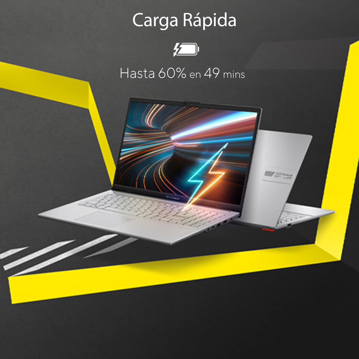 Laptop ASUS VivoBook Go 15.6 Pulgadas E1504FA-NJ881W R5 7520U 16G 512G + Mochila y Mouse image number null