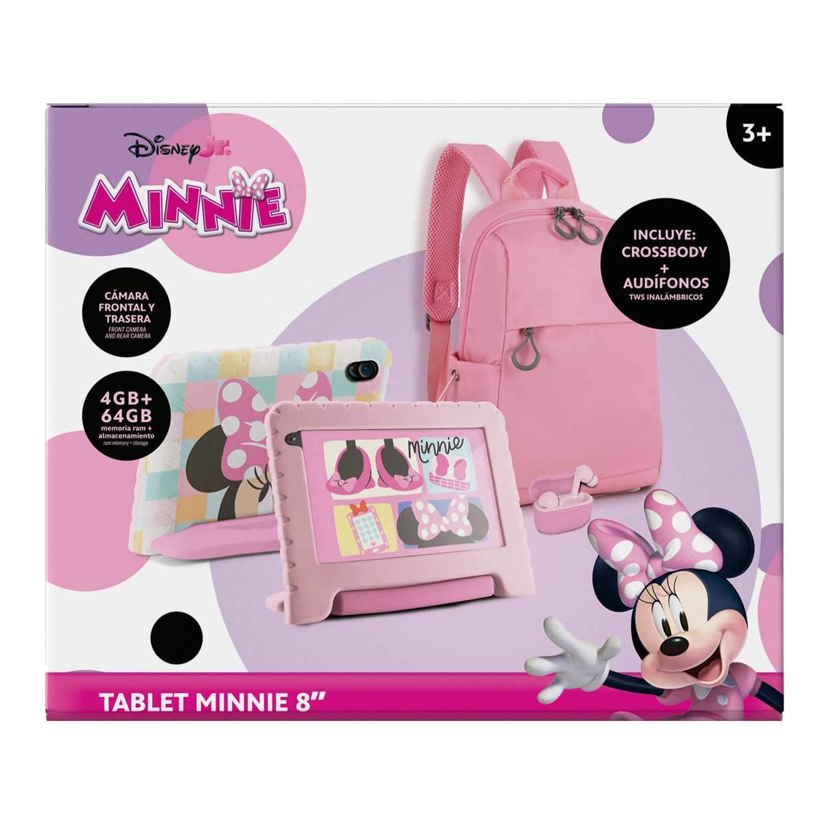Tableta Combo Crossbody y Audífonos Minnie image number null
