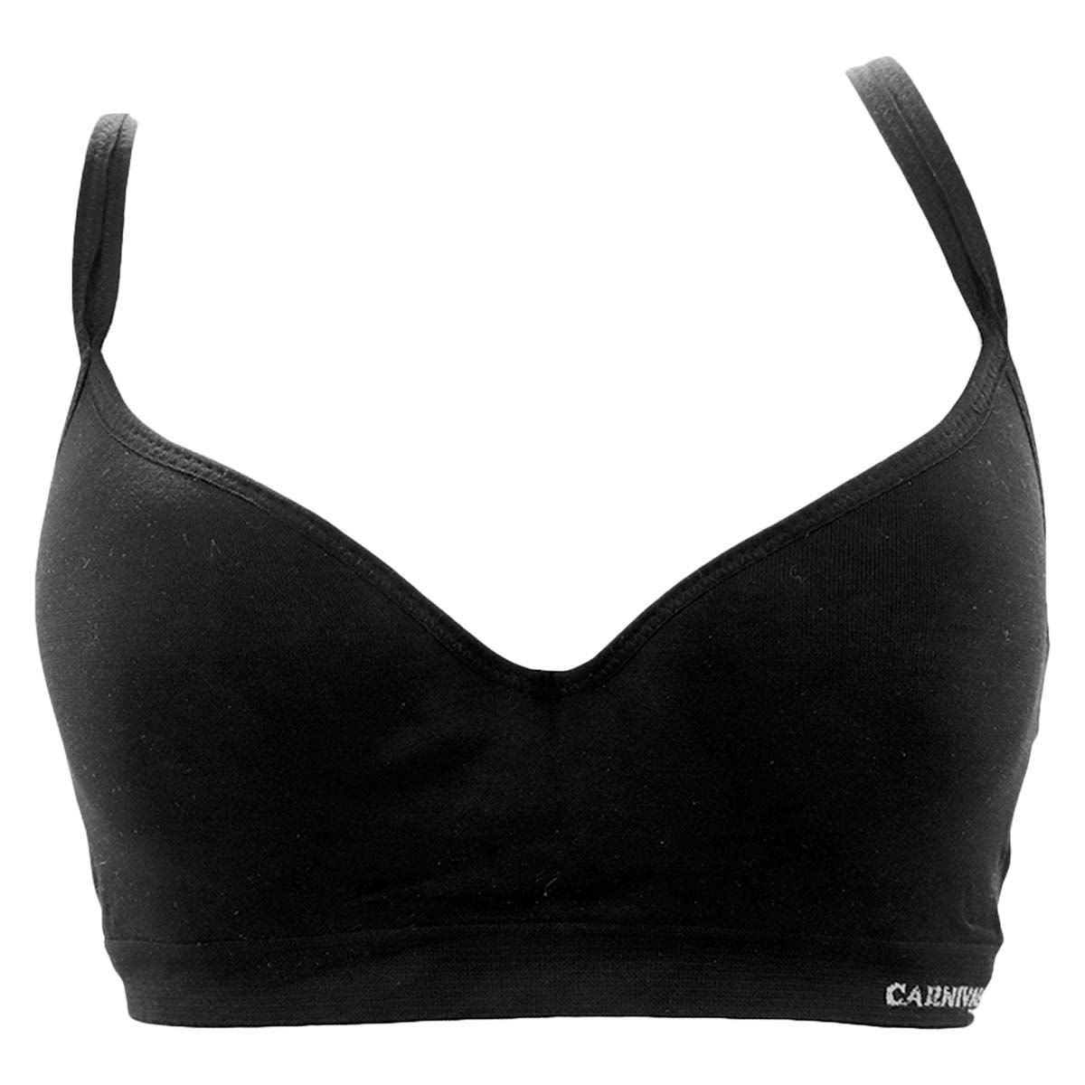 Brassiere Carnival Deportivo con varilla modelo 23780 talla 36B color negro dama image number null