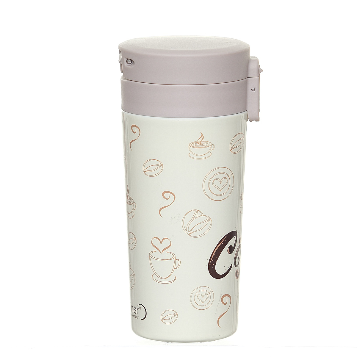 Vaso Térmico Steiner Acero Inoxidable Divertido Diseño Beige 350 ml image number null