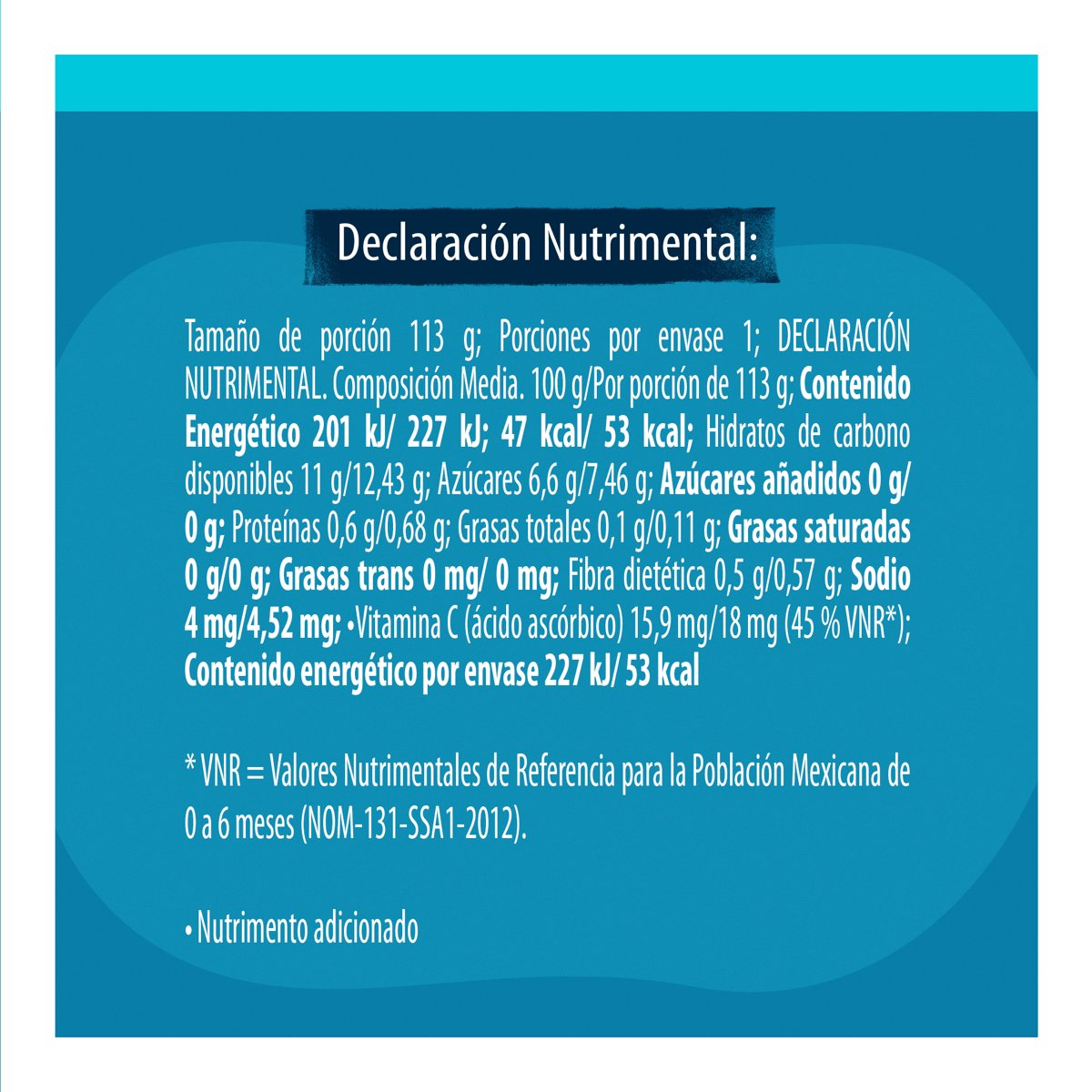 Pure de Durazno 2A Etapa 113 G Gerber image number null
