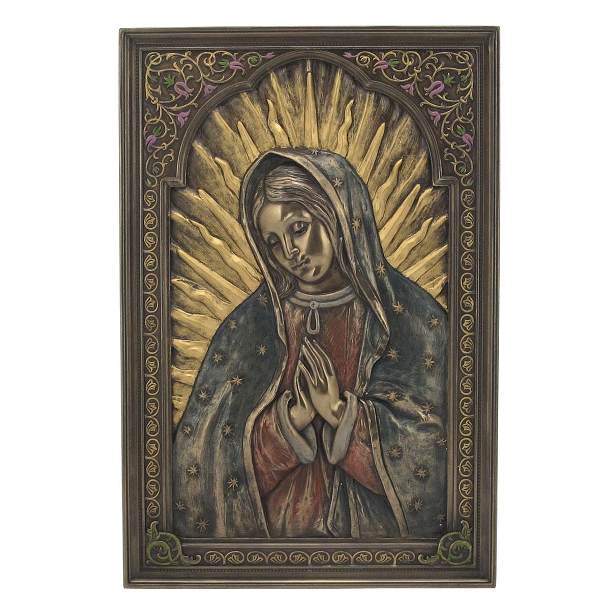 Placa de pared de la Virgen de Guadalupe image number null