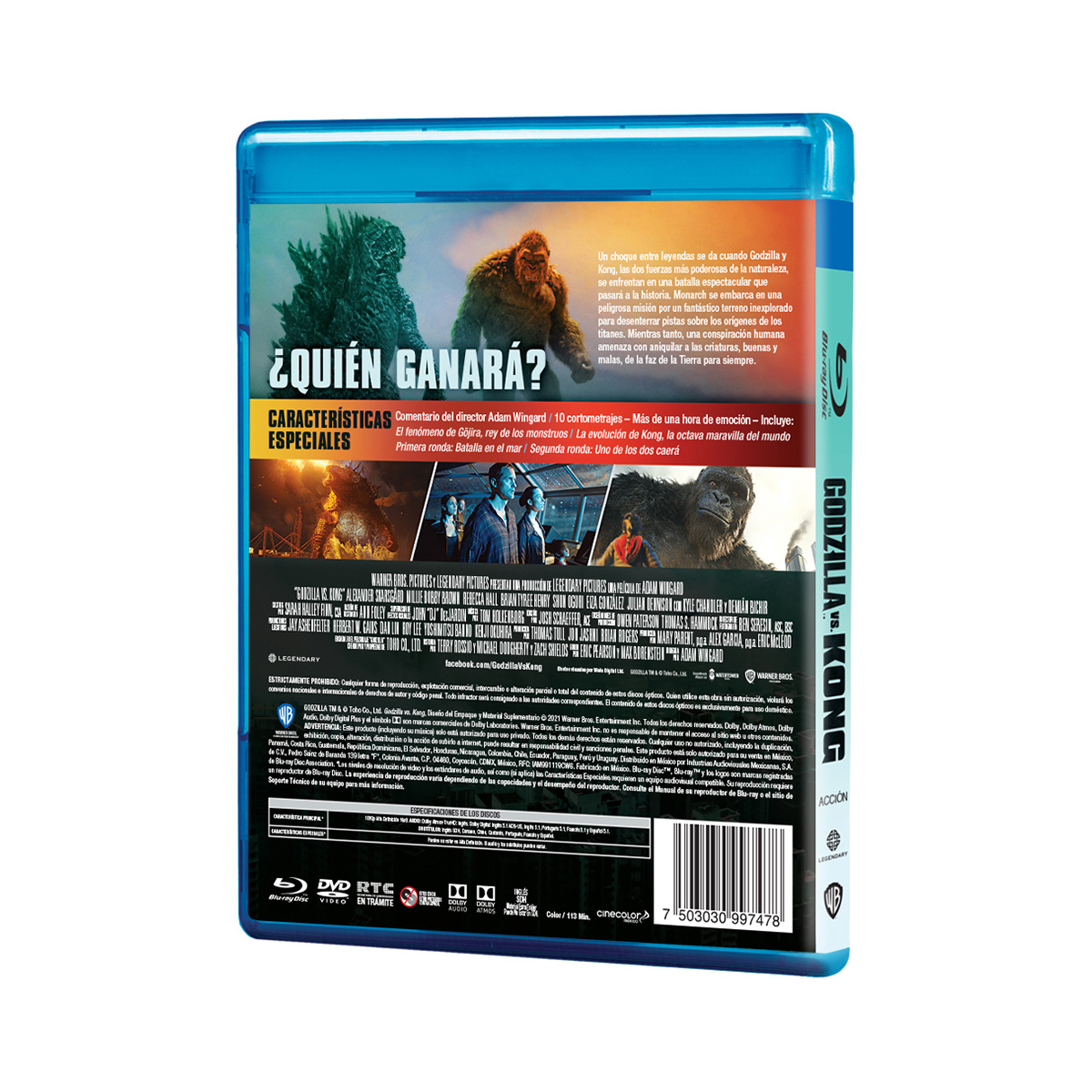 BR+DVD Godzilla Vs. Kong Combo image number null