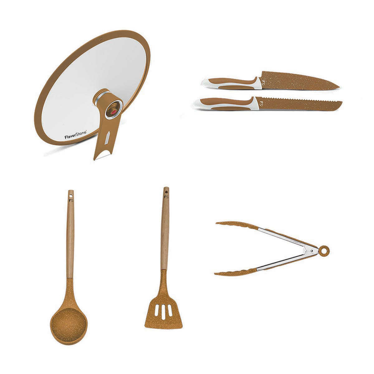 Bater&iacute;a Master Deluxe Copper Flavor Stone 10 piezas image number null