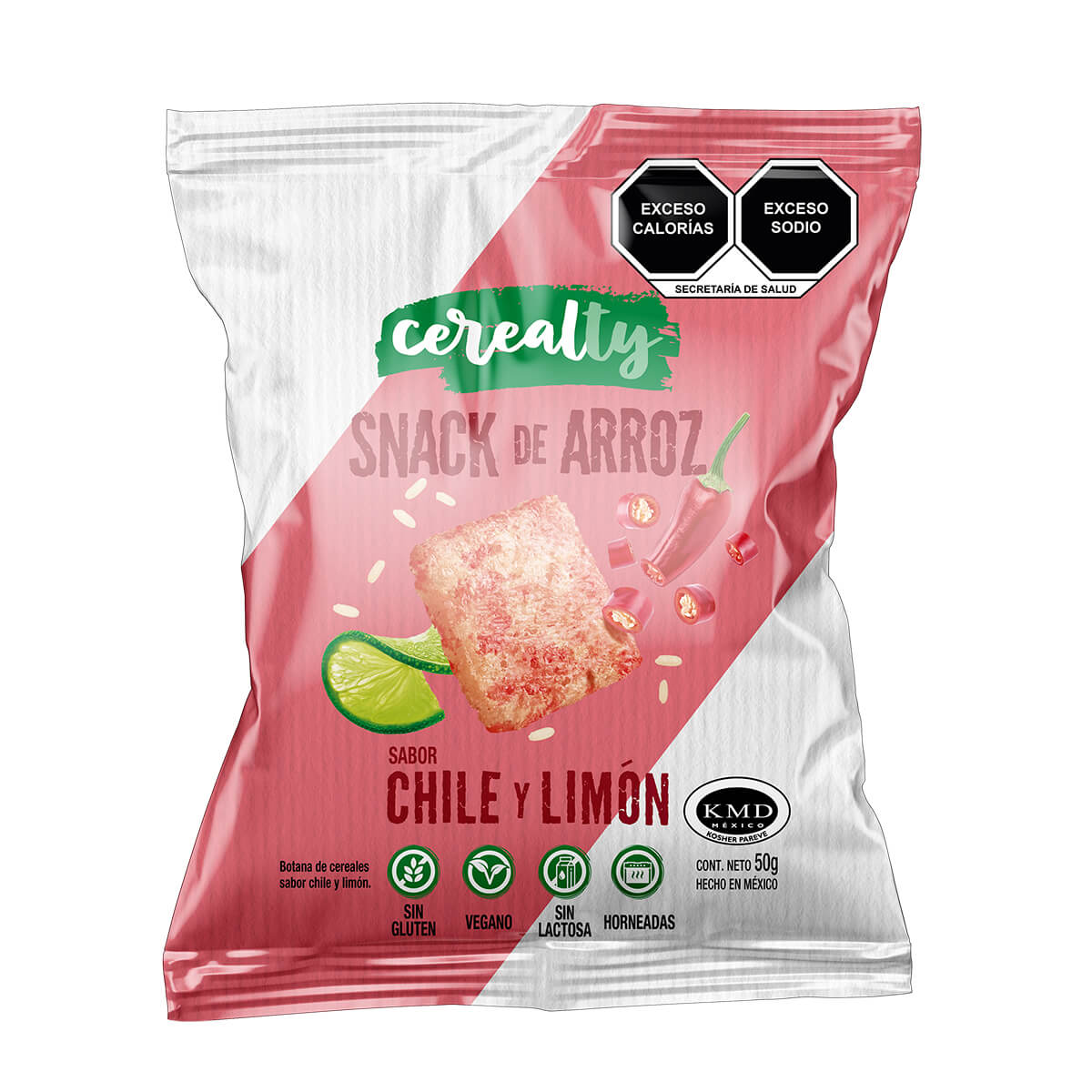 Snack de Arroz sabor Chile y Limon 50 g image number null