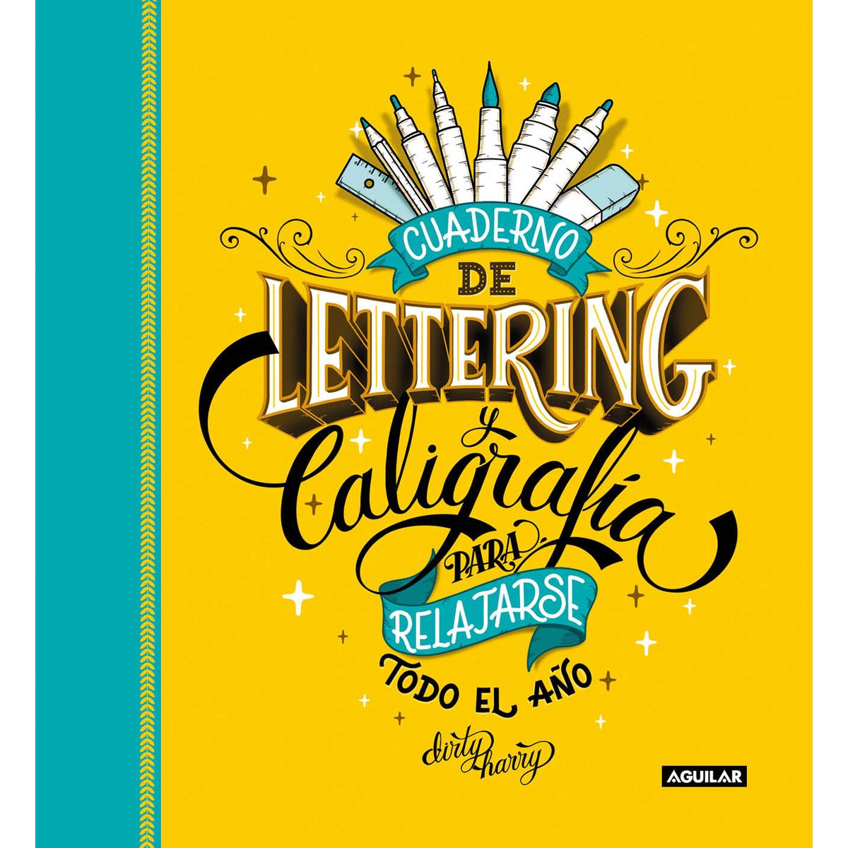 Cuaderno de Lettering y Caligraf&iacute;a para relajarse todo el a&ntilde;o image number null