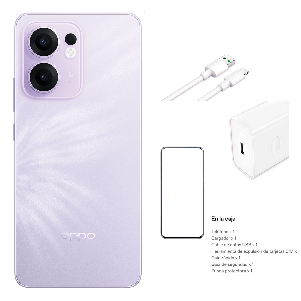 OPPO Reno13F 5G 256GB Morado Telcel R8 image number null