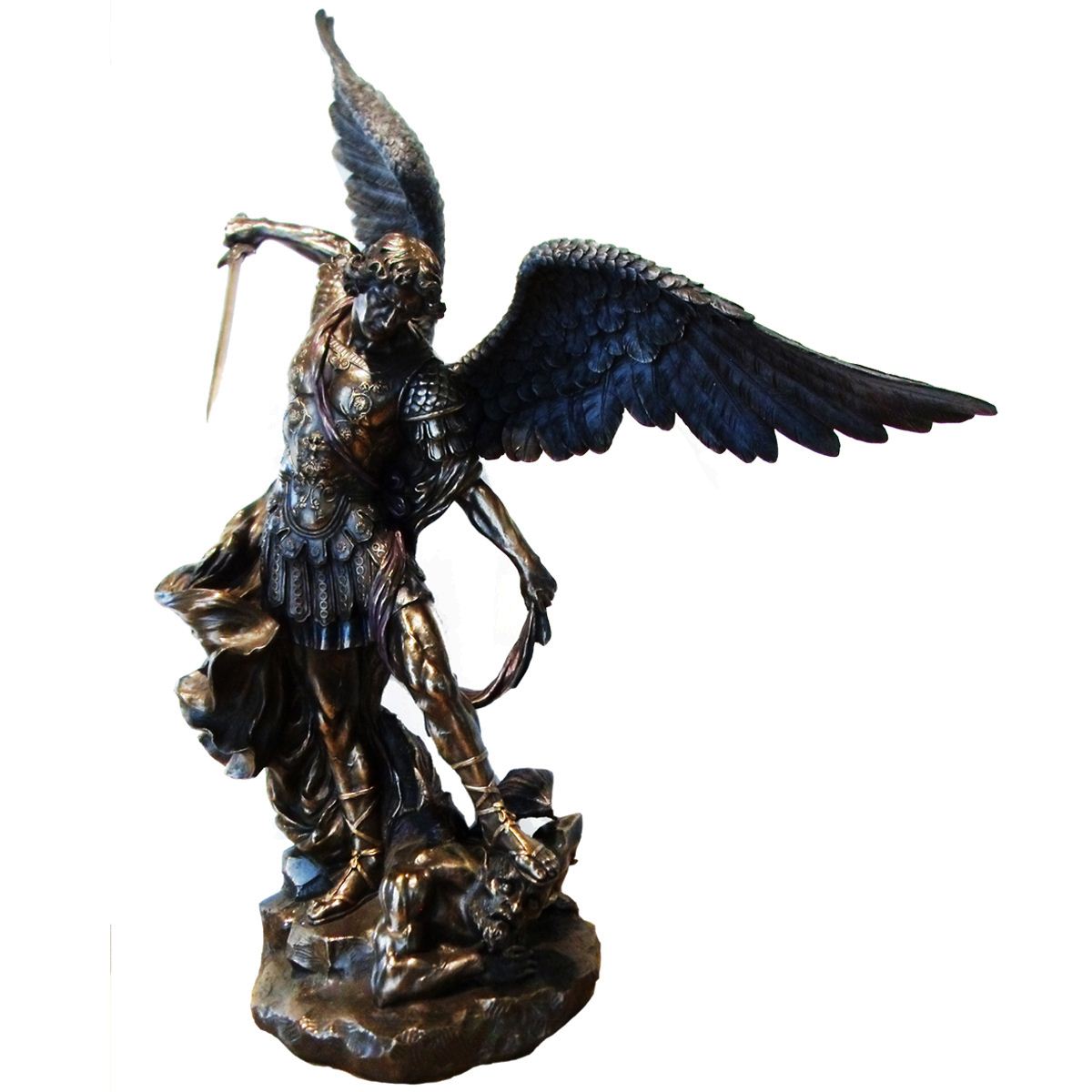 Figura Arcangel Miguel WU74552V4 Bronce image number null